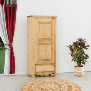 Bonnetiere 1 anta e 1 cassetto in legno massello