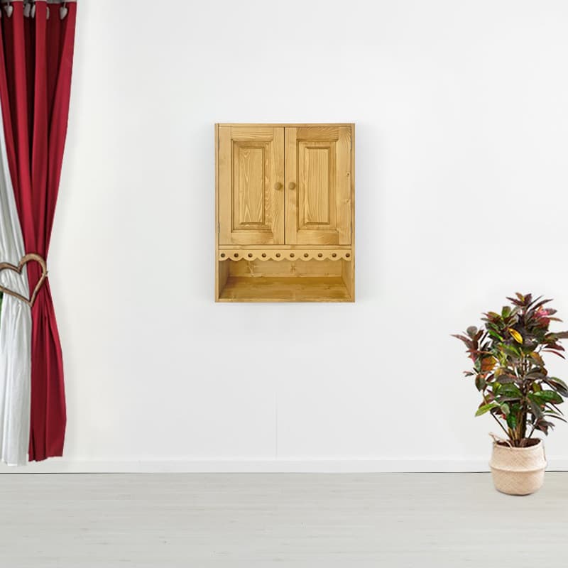 Acan Tradineur - Confezione Da 4 Scatole In Legno Naturale A Forma