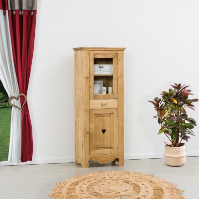 Bonnetiere 2 ante (1 a vetro) e 1 cassetto - LM-C31bis