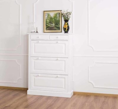 Scarpiera 2 cassetti e 3 ante a ribalta - LM-PS415