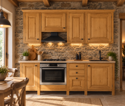 Cucina composizione tipo lineare 210 cm - LM-CUCINA-CHAMONIX-210