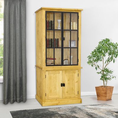 Credenza completa 4 ante (2 a vetro) - LM-BF300