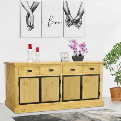Base credenza 4 ante e 4 cassetti - LM-BF305