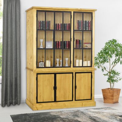 Credenza completa 6 ante (3 a vetro) - LM-BF311