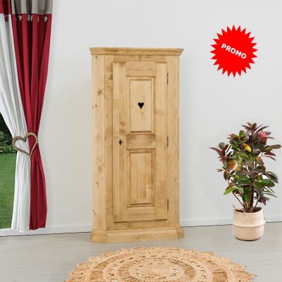 Bonnetiere angolare 1 anta con cuore - LM-C33 PROMO