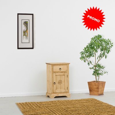 Base 1 anta e 1 cassetto con intagli fatti a mano - LM-MC010 PROMO