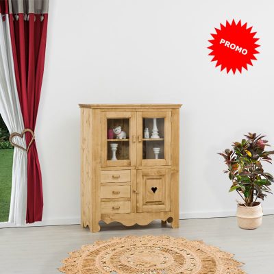 Dispensa 3 ante (2 a vetro) e 3 cassetti - LM-C153 PROMO