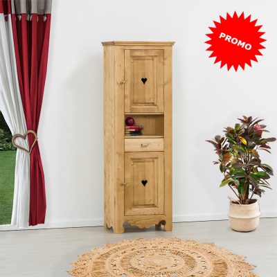 Bonnetiere 2 ante con cuore 1 cassetto e 1 vano - LM-C30 PROMO