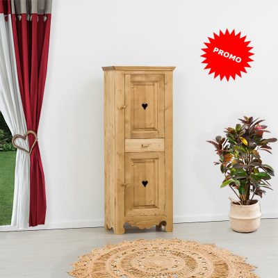 Bonnetiere 2 ante con cuore e 1 cassetto - LM-C30Bis PROMO