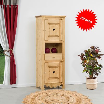 Bonnetiere 2 ante con cuori, 1 cassetto e 1 vano - LM-C32 PROMO