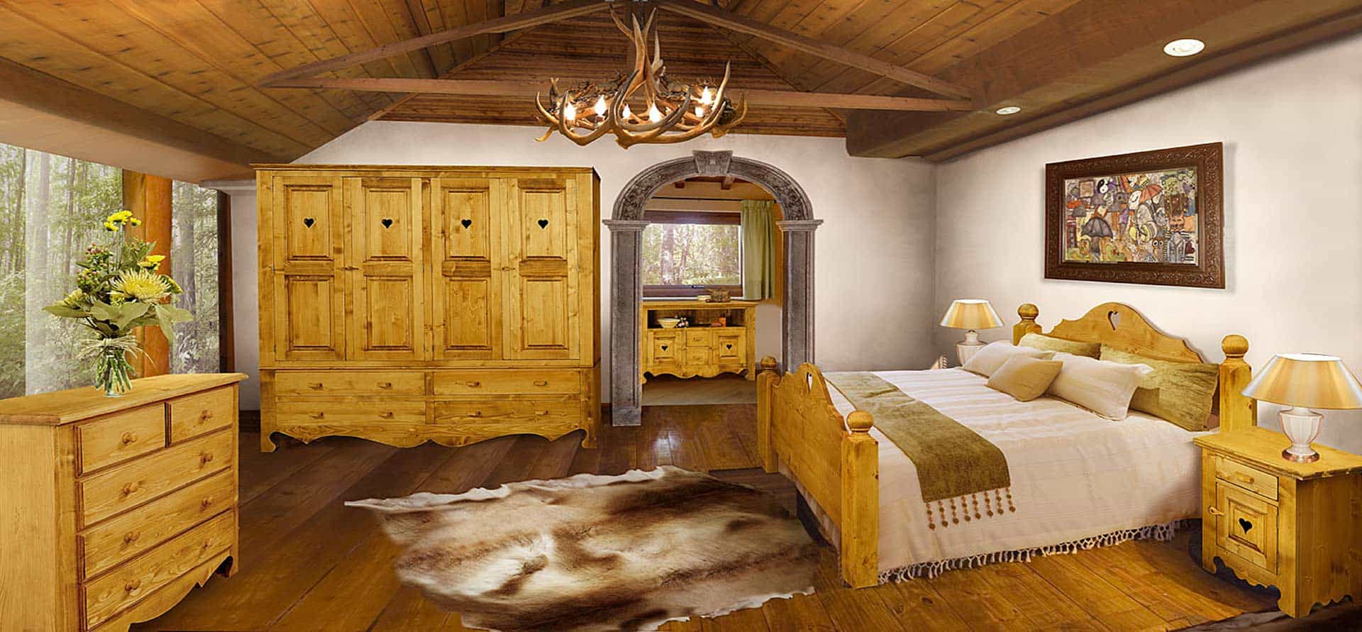 camera-legno-massello