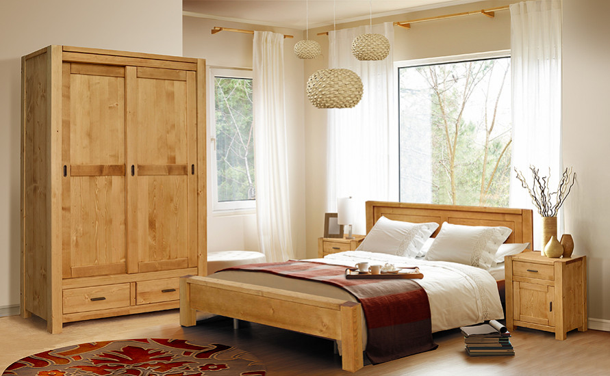 Camere rustiche moderne, classiche e chic in legno