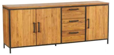 Base credenza 3 ante e 3 cassetti - LM-ROSBAH 33