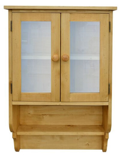 Piattaia 2 ante vetro e 1 ripiano - LM-T314