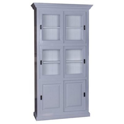 Credenza completa 6 ante scorrevoli (4 a vetro) - LM-PS185