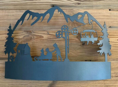 Lampada da muro con montagne - 01.N