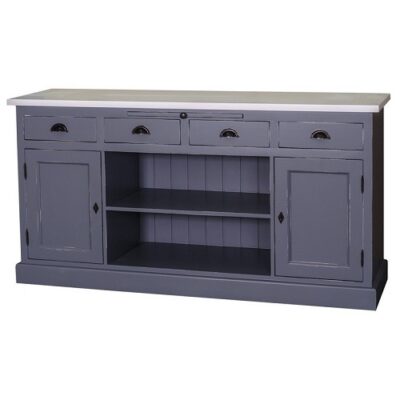 Base credenza 2 ante, 4 cassetti e 2 vani - LM-PS508BAS
