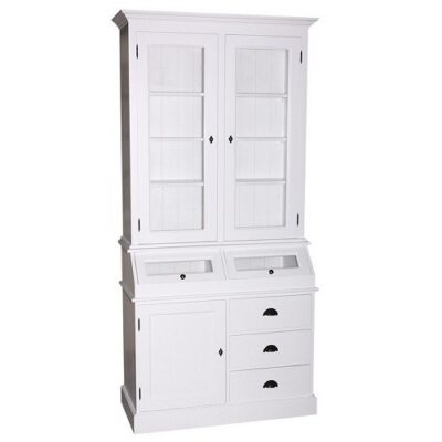 Credenza completa 3 ante (2 a vetro), 3 cassetti e 2 ante a ribalta - LM-PS271BAS+SUP