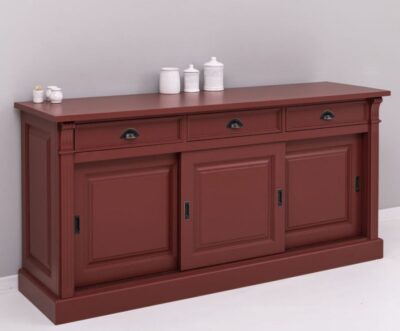 Base credenza 3 ante scorrevoli e 3 cassetti - LM-PS727BAS