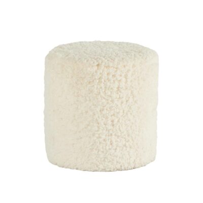 LM-POUFSNOW - Pouf bianco neve