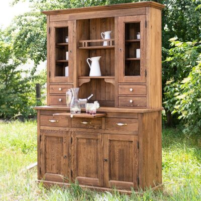 Credenza completa 5 ante (2 a vetro), 7 cassetti e 2 ripiani - LM-PS232BAS+SUP