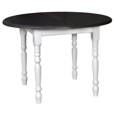 Tavolo rotondo allungabile gambe tornite - LM-PS156