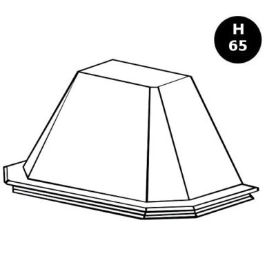 Cappa d'arredo H65 da 90 cm - LM-KR090