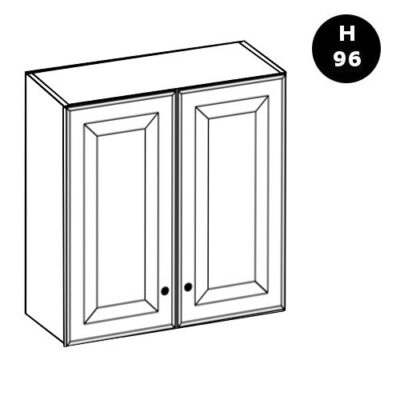 Pensile scolapiatti da 90 cm 2 ante - LM-SM090