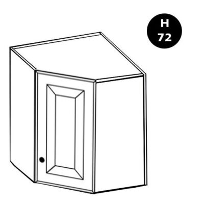 Pensile scolapiatti ad angolo da 60x60 cm 1 anta - LM-PES60