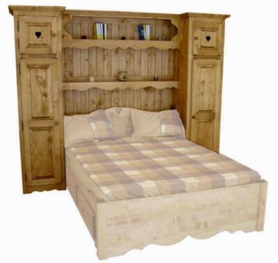 Mobile a ponte per letto con rete da 160x200 cm - LM-C236B