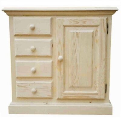 Base credenza 1 anta e 4 cassetti - LM-T132bis