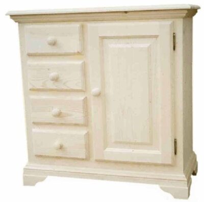 Base credenza 1 anta e 4 cassetti - LM-T132