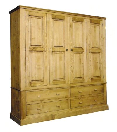 Armadio 4 ante e 4 cassetti - LM-C117ZC