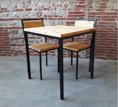 Tavolo Quadrato Ferro&Legno - LM-LUCY/T