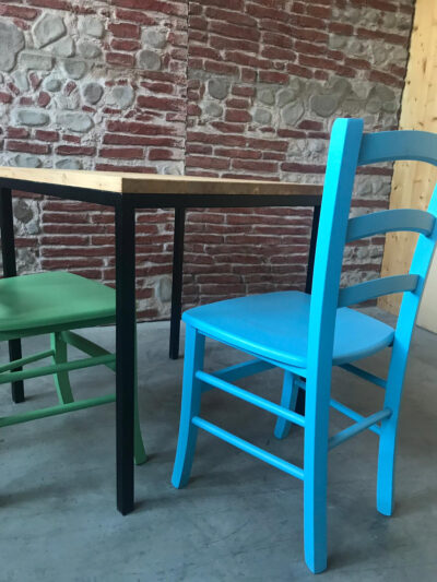 Tavolo/80 e 2 Sedie PAESANA LM-LUCY/80+Paesana