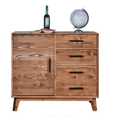 Base credenza 1 anta e 4 cassetti - LM-NOS06