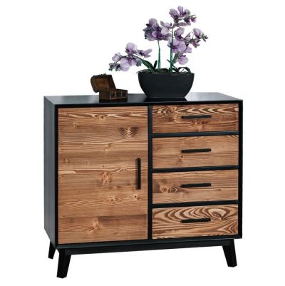 Base credenza 1 anta e 4 cassetti - LM-NOSB06