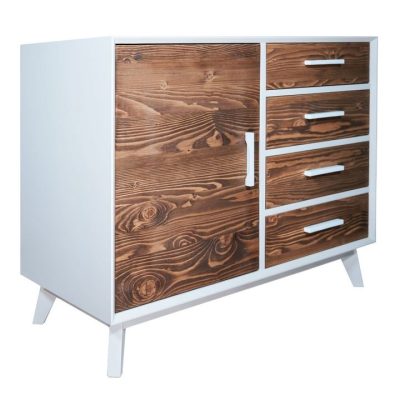 Base credenza 1 anta e 4 cassetti - LM-NOSW06