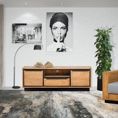 Mobile TV 2 ante 1 cassetto e 1 vano – LM-RE008