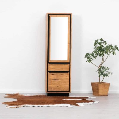 Armadio 1 anta con specchio, 1 anta, 1 cassetto – LM-RE013