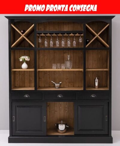 PROMO PRONTA CONSEGNA Mobile bar 2 ante e 3 cassetti - LM-PS698