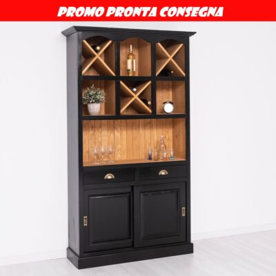 PROMO PRONTA CONSEGNA Mobile bar 1 anta scorrevole e 2 cassetti - LM-OUTPS-697