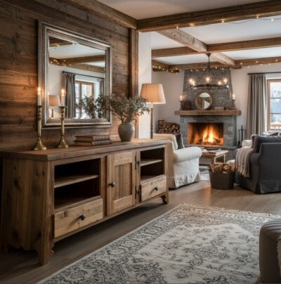 Porta TV 1 anta, 2 cassetti e 4 vani - LM-RNW09